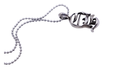 Logo CH Vertical Pendant With Ball Chain "Silver" CHRM0767