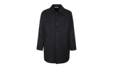 Curved Logo Mens Coat "Black" PMEA187C99FAB0011001