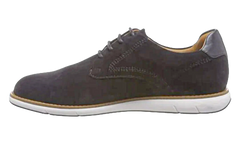 Derby Lace-up Suede Oxford Shoes "DARK BLUE" 50402320 401