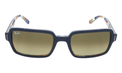 RECTANGULAR SUNGLASSES "BLUE ON STRIPES ORANGE" RB2189-132085_54