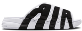 Air More Uptempo Slide White Black