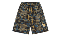 Camo Cargo Shorts "Blue" DSM S26 003