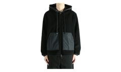 Zip Up Cardigan "Black" MON55