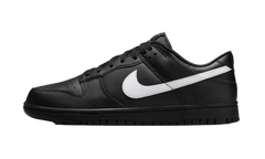 Dunk Low "Black White Swoosh" IO7606 010