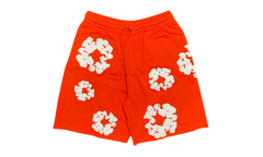 The Cotton Wreath Sweat Shorts "Orange" DT293