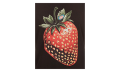Diamond Berry SS Knit Boxy Tee "Black" 861-1316