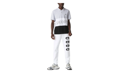 Crocodile Print Fleece Jogging Pants "White / Black" XH7063 51 001