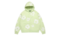 Cotton Wreath Zip Hoodie "Mint" DT616