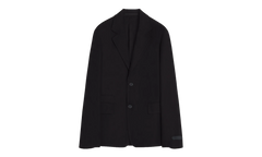 LINEN DECONSTRUCTED SINGLE-BREASTED JACKET "Black" RM JA0122 5870 P24 10