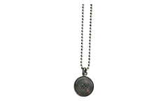 Angel Medallion Necklace "Silver" CHRM0947