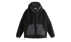 Zip Up Cardigan "Black" MON55