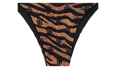 X DIB Orange Tiger Bikini bottom "Brown" CHRM1085