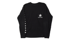 Stars Long Sleeve T-Shirt "Black" CHRM0689