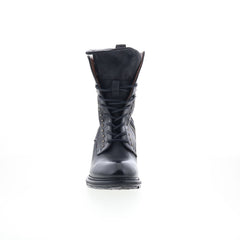 Carlton A22214-101-6002 Womens Black Leather Casual Dress Boots