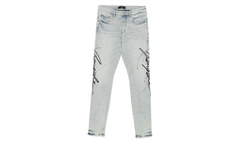 P001 Skinny Double Script Jeans "Blue" P001 SDPL425