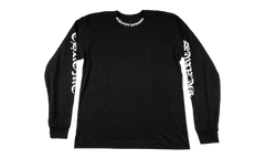 Long Sleeve Pocket Crew T-shirt "White Lettering" CHRM1140