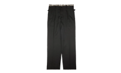 Layered Pleated Trouser "Black" S50KA0705M35693900