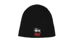 WAFFLE BUILT TOUGH SKULLCAP "Black" STUS341