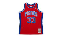NBA Grant Hill Dark Jersey "1994 Detroit Pistons - Red" JY8722 DPIRED1