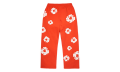 Cotton Wreath Baggy Sweatpants "Dark Orange" DT619