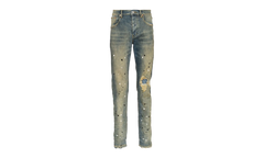 Slim Fit Jeans Low Rise With Slim Leg "Mid Indigo" P002 MID