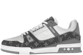 Trainer Monogram Denim Grey White