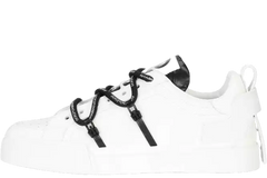 Portofino Strapped White Black