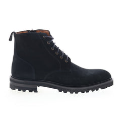 Aquatalia Leaston Waterproof M078001 Mens Black Suede Casual Dress Boots