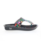 Alegria Vella Sweet Emotions VEL-7411 Womens Black Flip-Flops Sandals Shoes