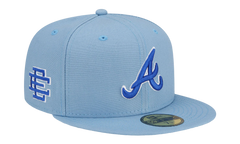 59FIFTY MLB ATLANTA BRAVES FITTED HAT "ERIC EMANUEL - Light Blue" EE433