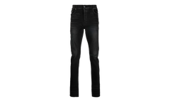 Distressed Logo Jeans "Aged Black" PS23MDS007 023