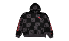 Anti Promo 99 Eyes ATL Flame Hooded Sweatshirt "Black / Grey" MB15