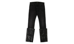 Warrn Moto Boot Jeans "Black" 75LE 1356