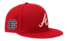 59FIFTY MLB ATL FITTED HAT "ERIC EMANUEL - Team Red" EE428
