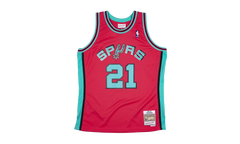 NBA Tim Duncan Reload Swingman Jersey "1998 San Antonio Spurs - Pink" SMJYCP19304 SASPINK98TDU