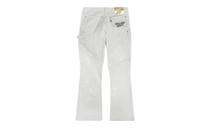 Stadium Uniform Flare Carpenter Jeans "White" GDSUFCJW