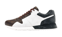 Run Away Sneaker "Monogram Brown White Black" 1A3N7W