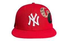 Gallery Dept x New Era - 59FIFTY New York Yankees Fitted Hat "Red" GD111