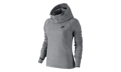 Tech Fleece Hoodie WMNS "Charcoal Heather / Black" 683798 091