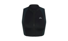 SHINE FRONT ZIP BRA "Nike - Obsidian And Dark Teal" SKM048