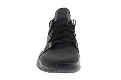 Pro Vision BB9303 Mens Black Canvas Mid Top Athletic Gym Basketball Shoes
