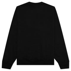 Washed Fleece Crew Neck - Black/Black/Sail