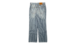 Yayoi Kusama All Over Dots Pumpkin Jeans "Indigo" 1AB60D