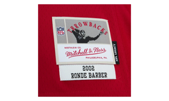 NFL Ronde Barber Dark Jersey "2002 Tampa Bay Buccaneers - Scarlet" LGJY6872 TBB02RBRSCAR