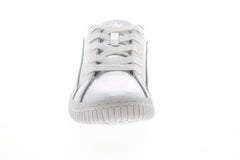 Airwalk Pearl AW19863 Womens Silver Gray Leather Low Top Skate Sneakers Shoes