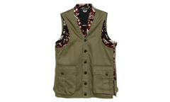 Pocket Casual Vest "Burgundy Khaki" PP V004 051