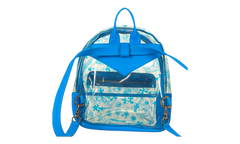 PVC BACK TO SCHOOL Backpack "Vinyl Leather Blue" CHRM0899