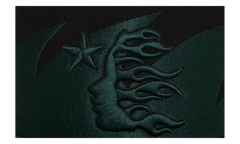 Sharkteeth Snapback Hat "Black / Green" HSR213