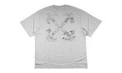 PAINT SPLATTER ARROW DIAG SKATE FIT TEE "Heather Grey" 44OWOS26T064 030