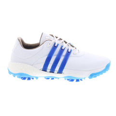 Tour360 22 GV9400 Mens White Leather Lace Up Athletic Golf Shoes